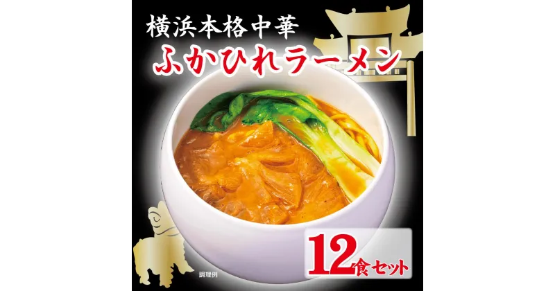 【ふるさと納税】横浜本格中華　ふかひれラーメン12食セット | ラーメン らーめん 中華 フカヒレ ふかひれ セット 詰め合わせ 食品 おすすめ 人気