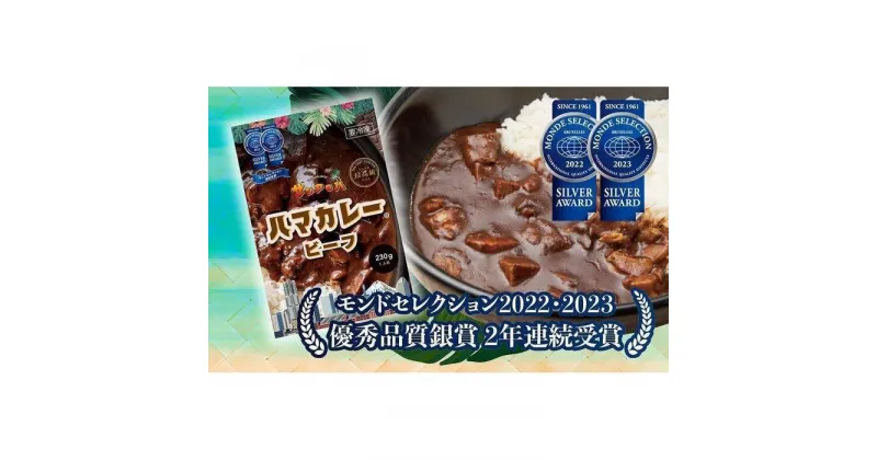 【ふるさと納税】サンアロハ「ハマカレー®　ビーフ　230g×4個パック」 | 食品 加工食品 人気 おすすめ 送料無料