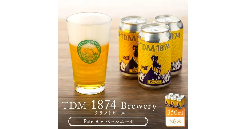 【ふるさと納税】TDM 1874 Brewery クラフトビール Pale Ale ペールエール (350ml×6本)【お酒・地ビール・酒】 | 地ビール クラフトビール お酒 さけ 人気 おすすめ 送料無料 ギフト